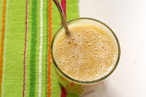 peanut butter pear oatmeal smoothie