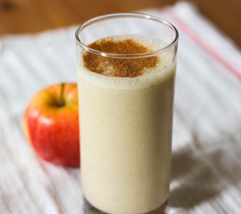 peanut butter apple oatmeal smoothie