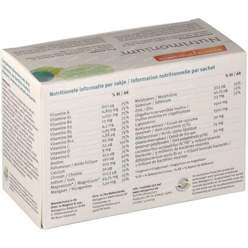 nutrimonium ingredients